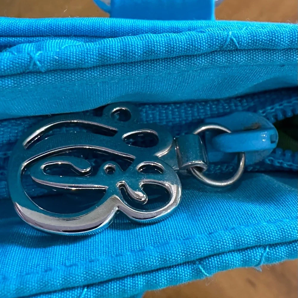 Vera Bradley Turquoise Blue Purse - Picture 2 of 10